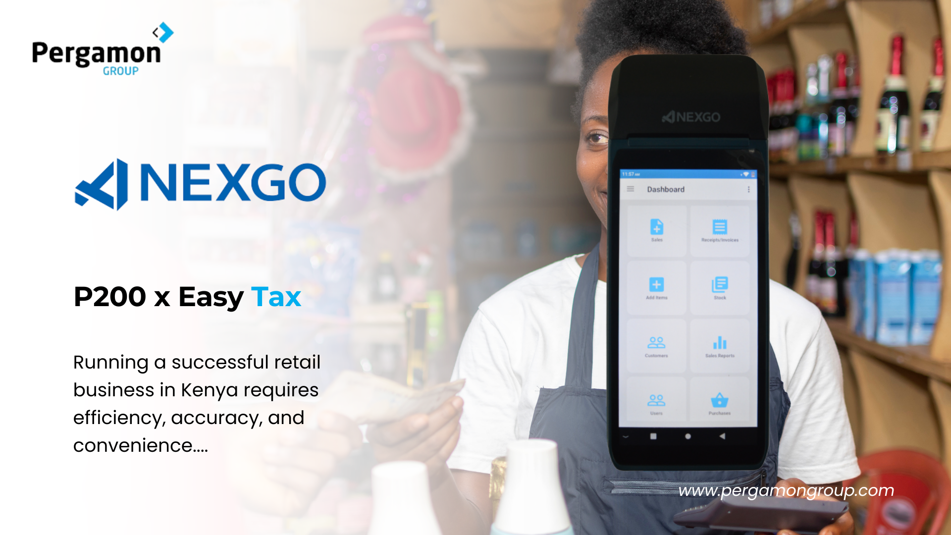Nexgo P200 eTIMS ready device