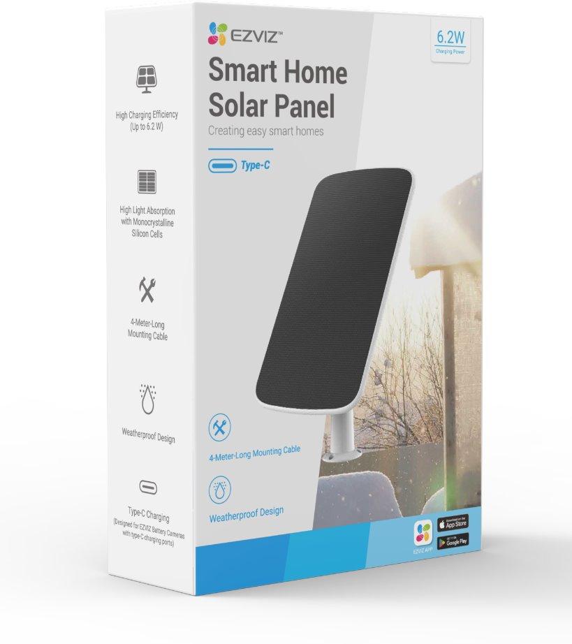 EZVIZ Type C Solar Charging Panel - Image 2
