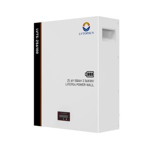 LVTOPSUN Lithium Iron Battery 25.6V