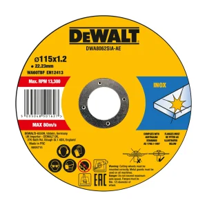 DeWalt 115 X 1.0X 22.23 INOX Cutting Wheel T1