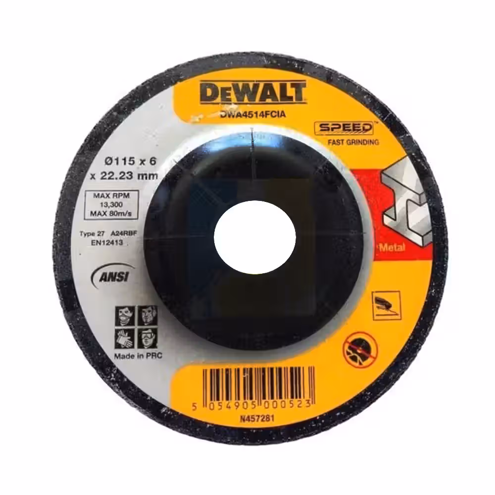 DeWalt T27 Metal Grinding Wheels (115mm & 180mm)